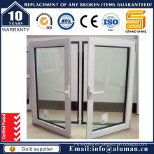 Ventanas abatibles de aluminio del marco del vidrio